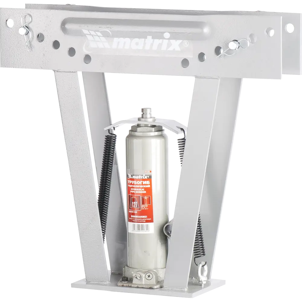 Трубогиб гидравлический Matrix максимальное усилие 12 т для труб 1/2-2 дюйма STLM-2051344