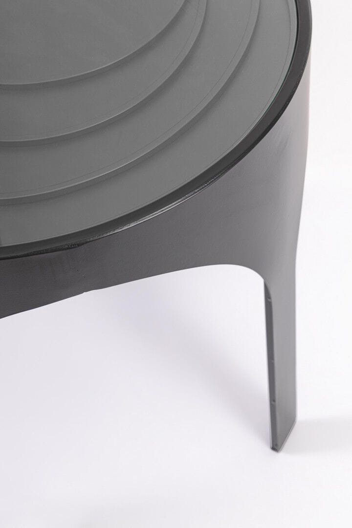 Круглый стальной журнальный столик с порошковым покрытием BIZZOTTO Archie ARCH-00108712 - Вид №2