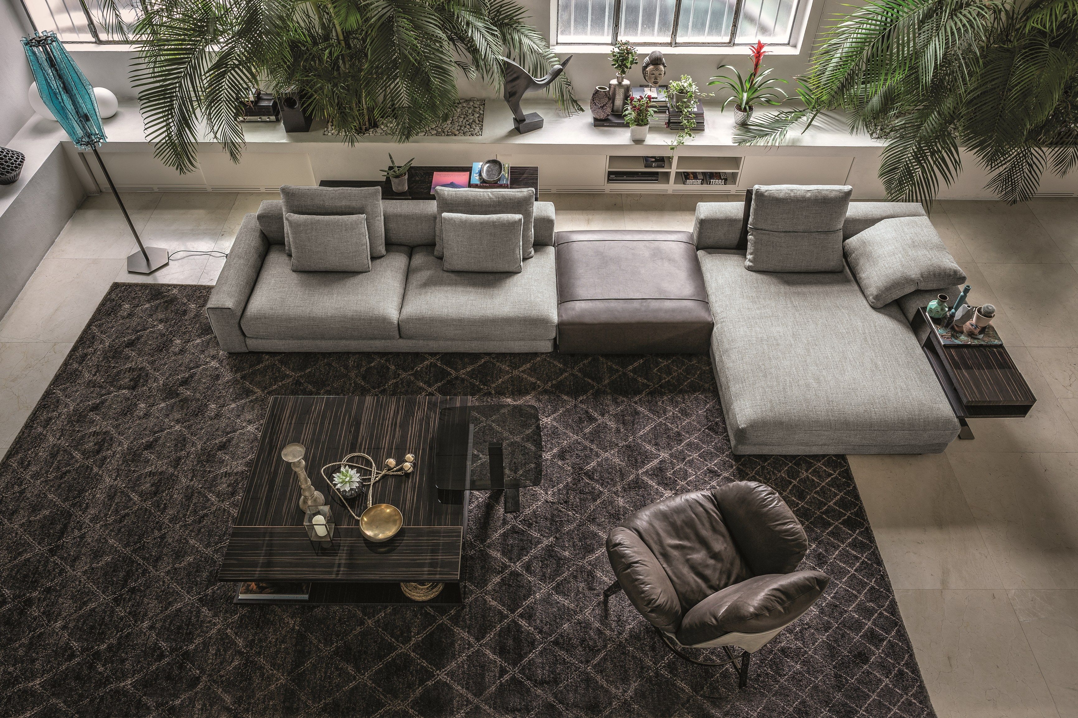 Тканевый диван с полуостровом Arketipo ATLAS ARCH-00034884 - Вид №2