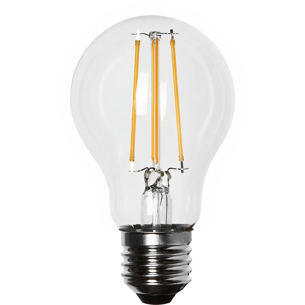 LEXMAN LED лампа E27 груша прозрачная 6Вт теплый свет 82991626 STLM-0926811 - Вид №1