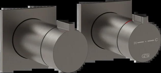 Смеситель для душа 73034 707 Gessi Inverso ЧЕРНЫЙ МЕТАЛЛ BR. PVD