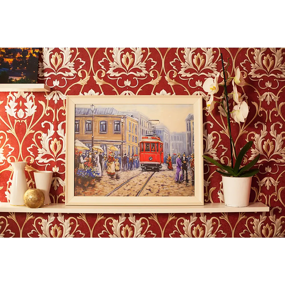 Картина в раме 40x50 см «Трамвай» Santreyd STLM-2155485 - Вид №4