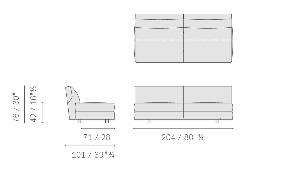 Ткань диван Poltrona Frau коллекция-диваны и кресла ARCH-00054952 - Вид №17