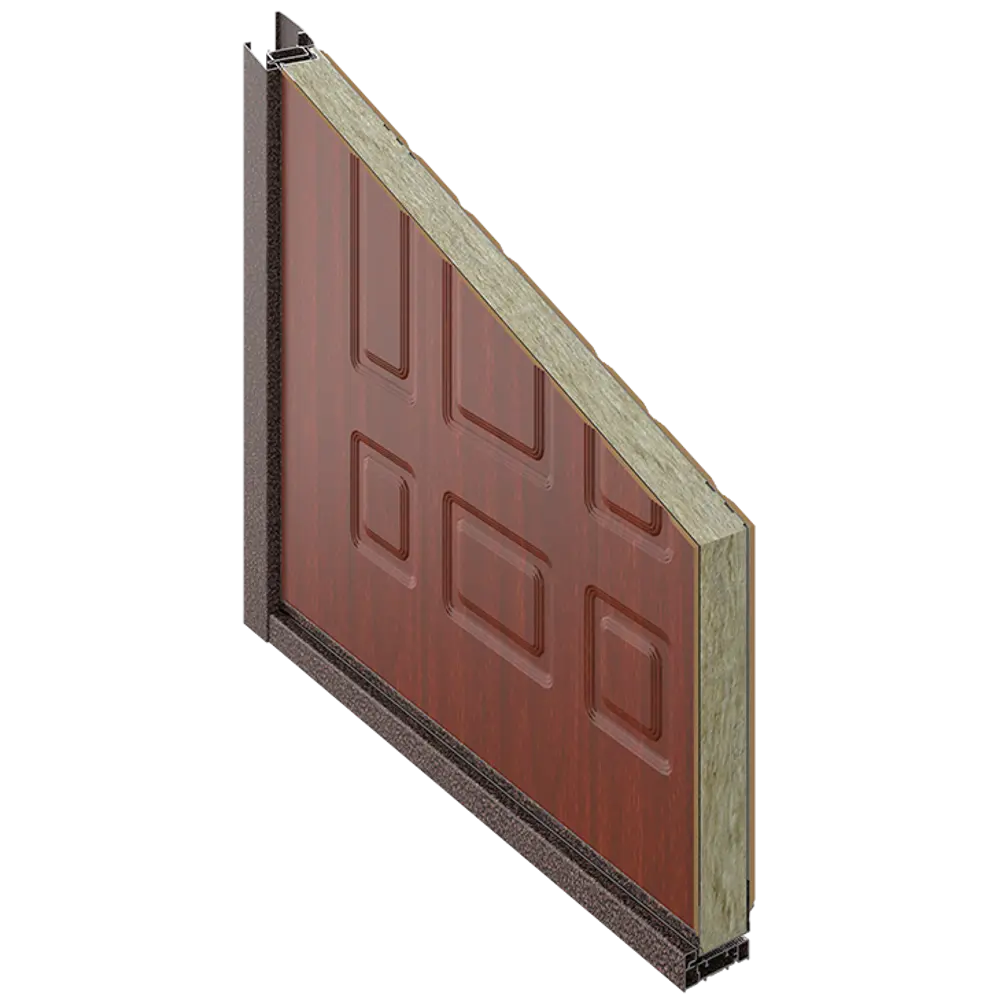 Дверь входная металлическая Оптим 88x205 см правая итальянский орех DOORHAN STLM-2085016 - Вид №5