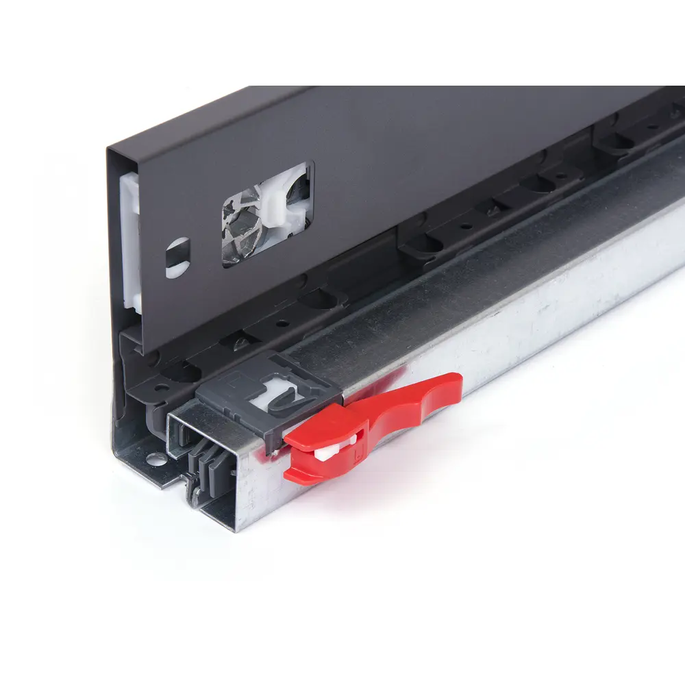 Комплект роликовых направляющих Flowbox h58 400 мм, сталь, цвет антрацит 85441342 STLM-2150901 Santreyd  - Вид №3