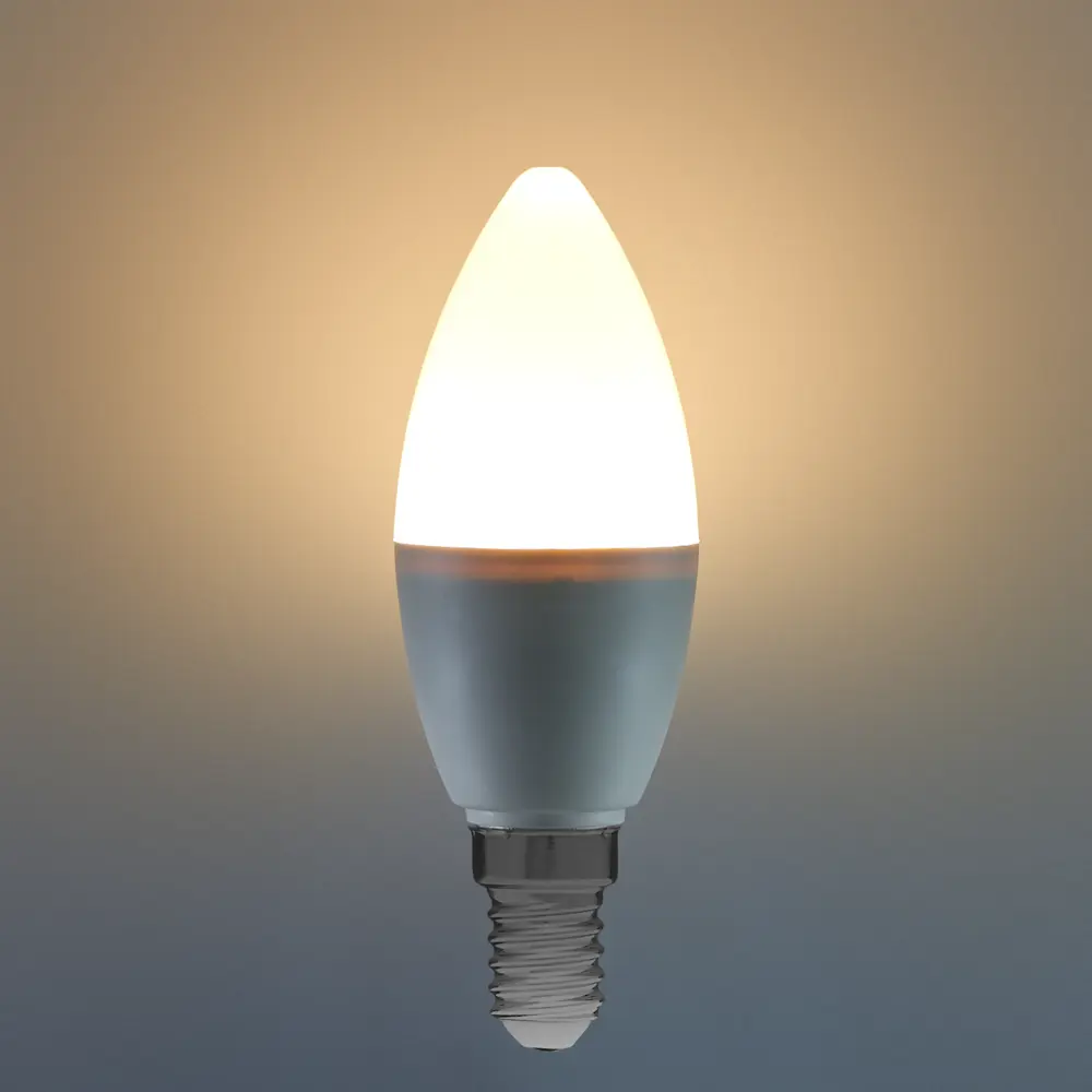 Лампа светодиодная Osram С35 E14 220-240 В 7 Вт свеча матовая 560 лм теплый белый свет 82837665 STLM-2076243  - Вид №3