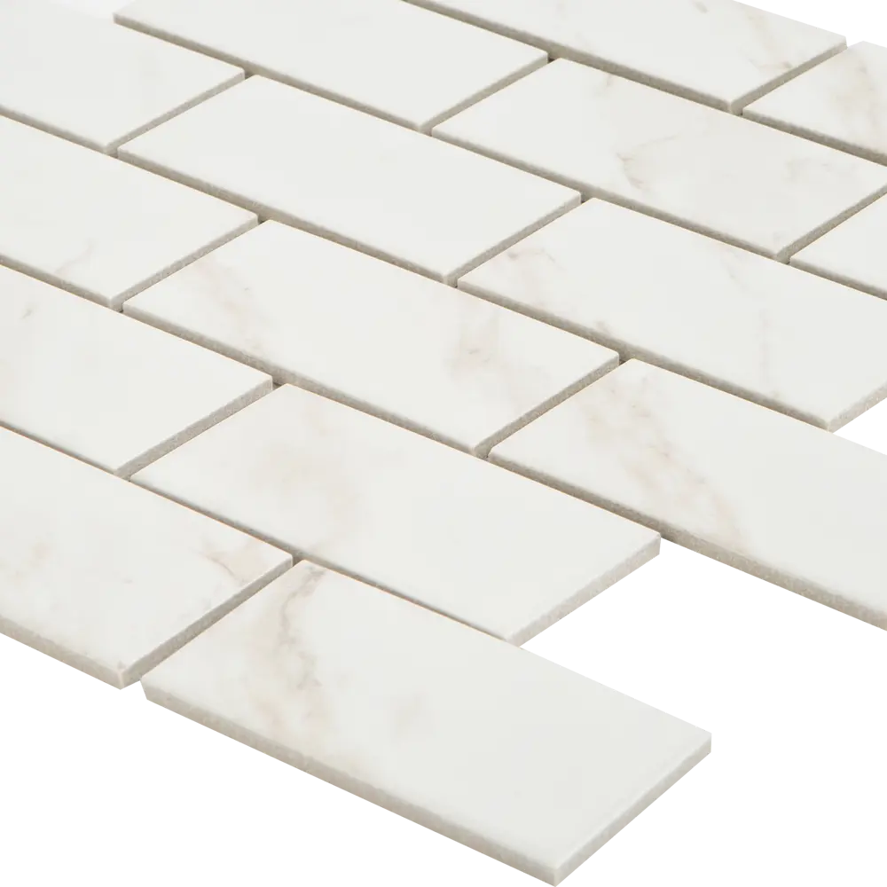 Мозаика фарфоровая Artens Remix 29.6x29.1 см цвет белый серый Marble STLM-2019502 - Вид №2