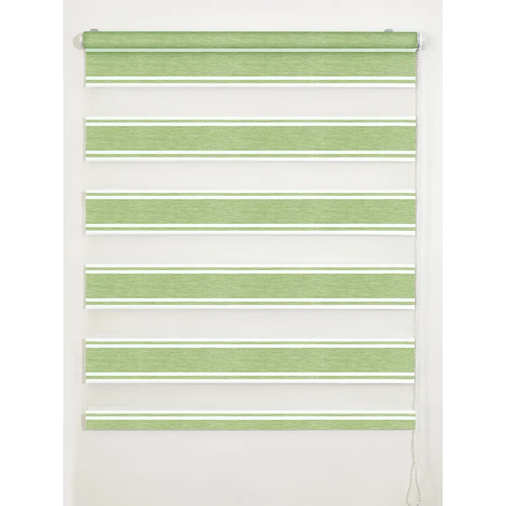 Штора рулонная день-ночь Дэли 120x175 см салатовая MIAMOZA STLM-2012204