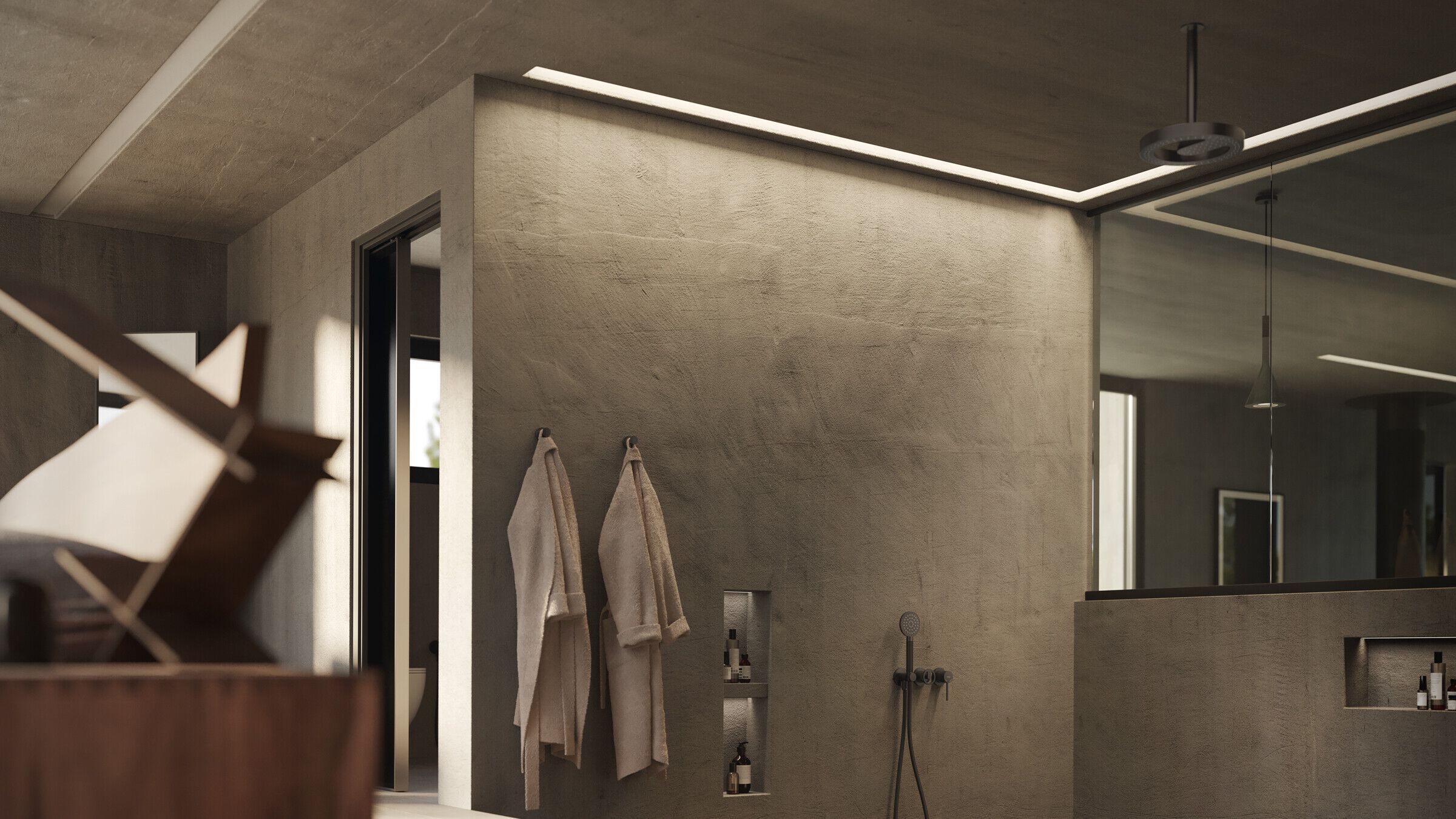 Однорычажный смеситель для душа с ручным душем Nobili Sole ARCH-00085991 - Вид №2