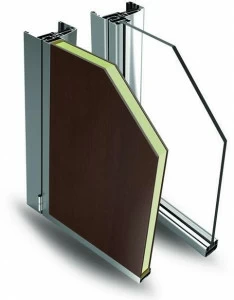 Fresia Alluminio Алюминиевая и стеклянная дверь