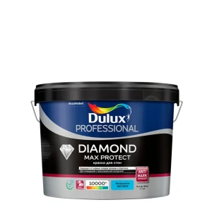 90361918 Краска DULUX Diamond Max Protect 0С-00028165 цвет белый 10 л STLM-1355491