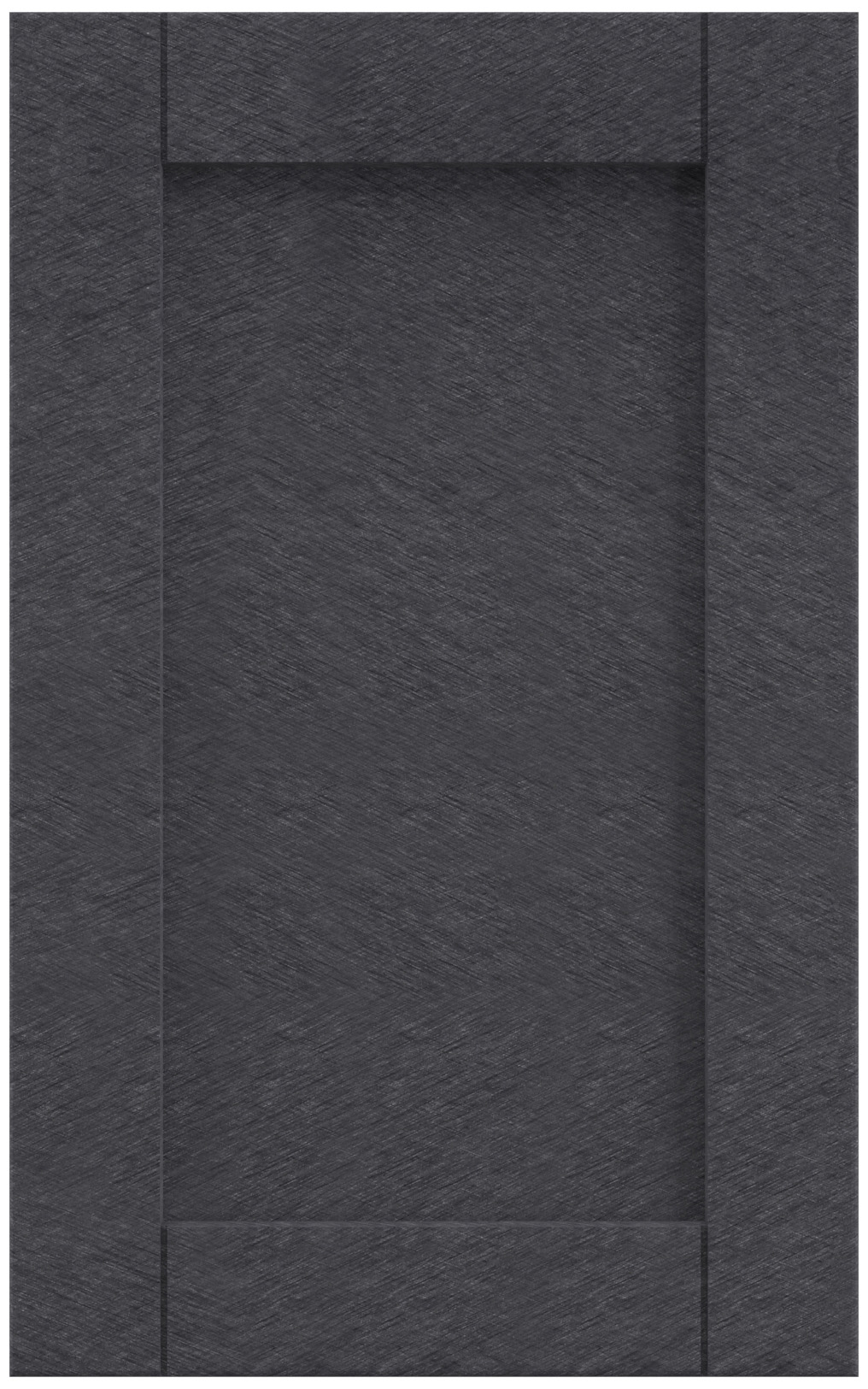 Фасады для кухни Кантри Фрезеровка «Лжевыборка Горизонталь» Аура графит №537 SIDAK SIST1756-215