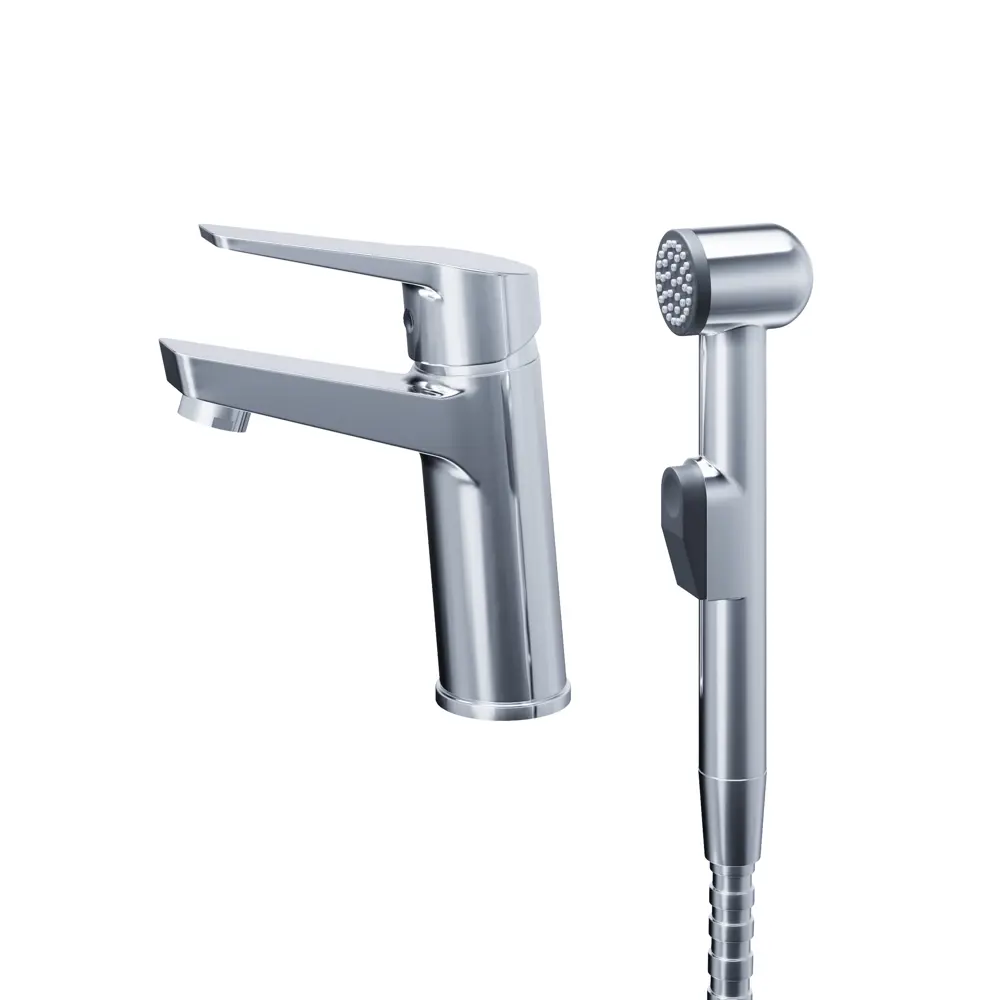 Смеситель с гигиеническим душем Esko Marburg цвет хром Santreyd STLM-2192039