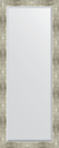 BY 6181 Зеркало напольное с фацетом в багетной раме - алюминий 90 mm EVOFORM Exclusive floor