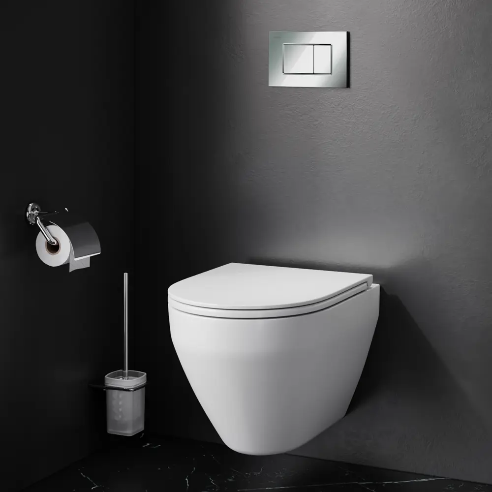 Комплект инсталляция с унитазом Spirit V2.0 Flshclean с клавишей AM.PM STLM-2208760 - Вид №4