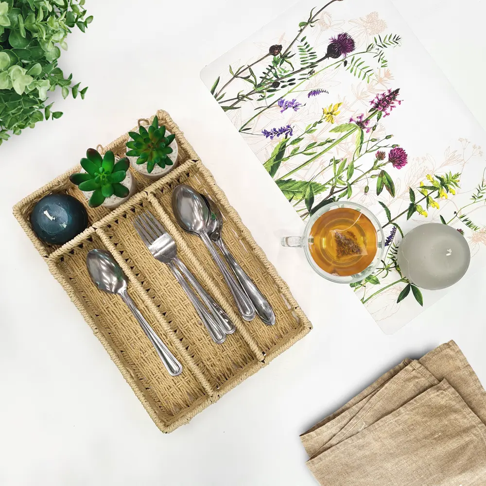 STORIDEA Органайзер из бумажного шпагата для аккуратного хранения мелочей 82280877 Лоток STLM-0023948 - Вид №4