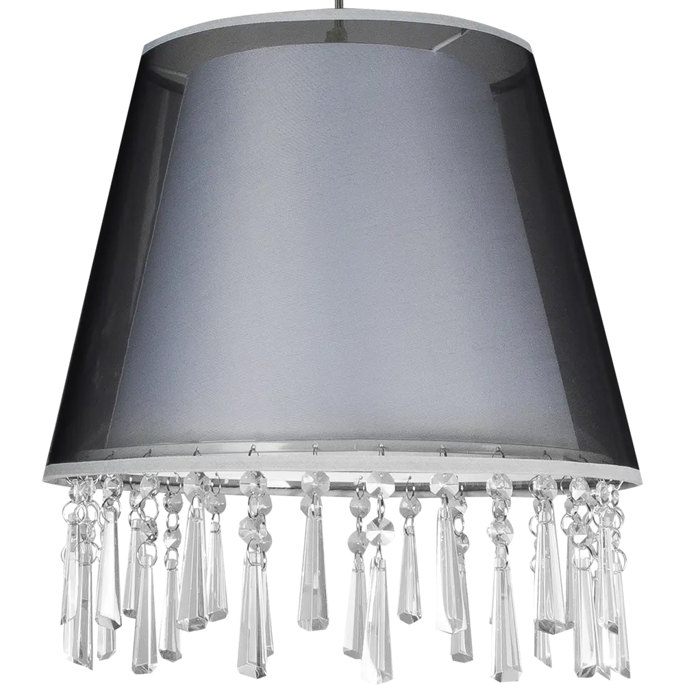 Подвесной светильник 15093H 1хЕ27х60 Вт цвет никель/чёрный Globo STLM-2089452 - Вид №1