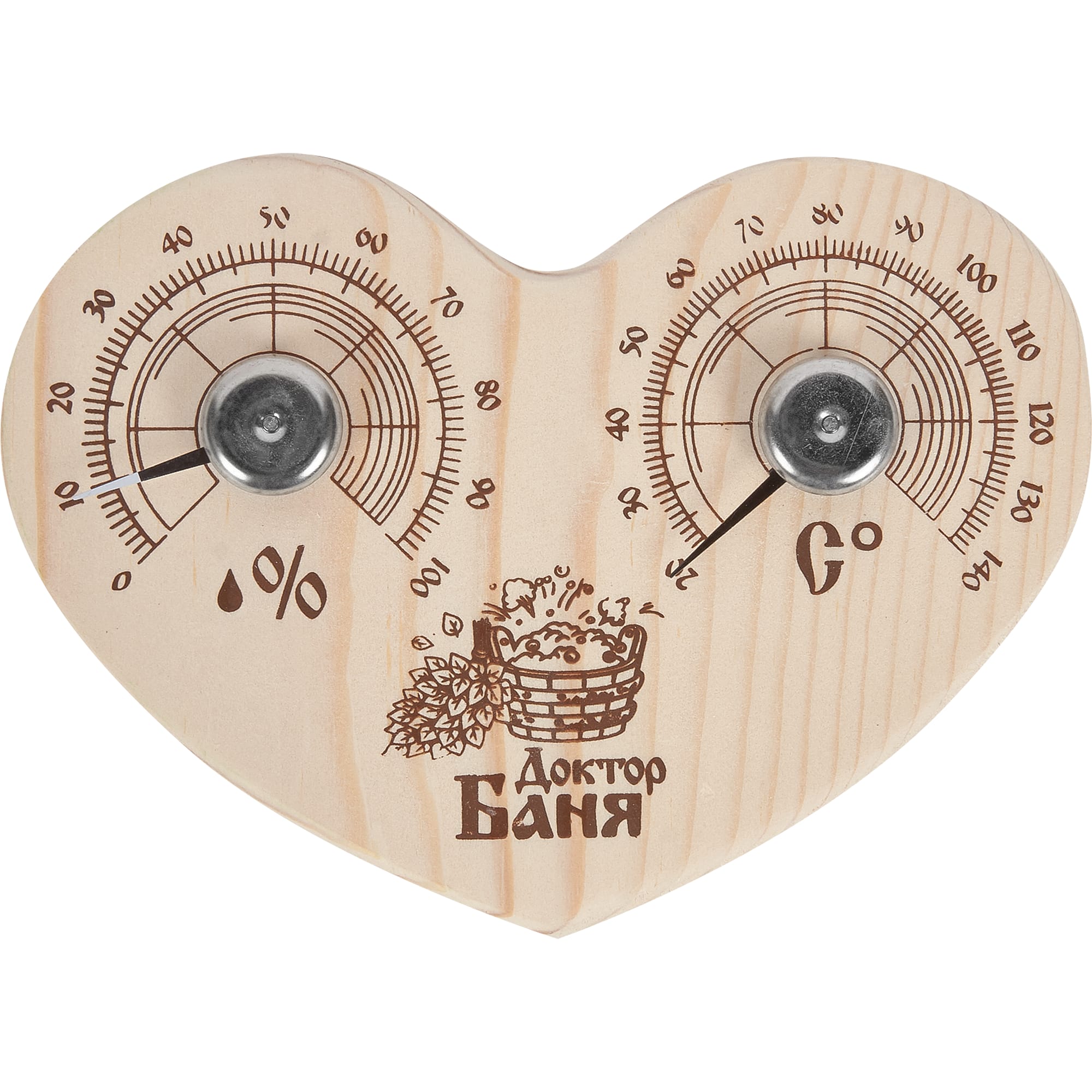 12062428 Термо-Гигрометр для сауны сердечко SN102 Santreyd 