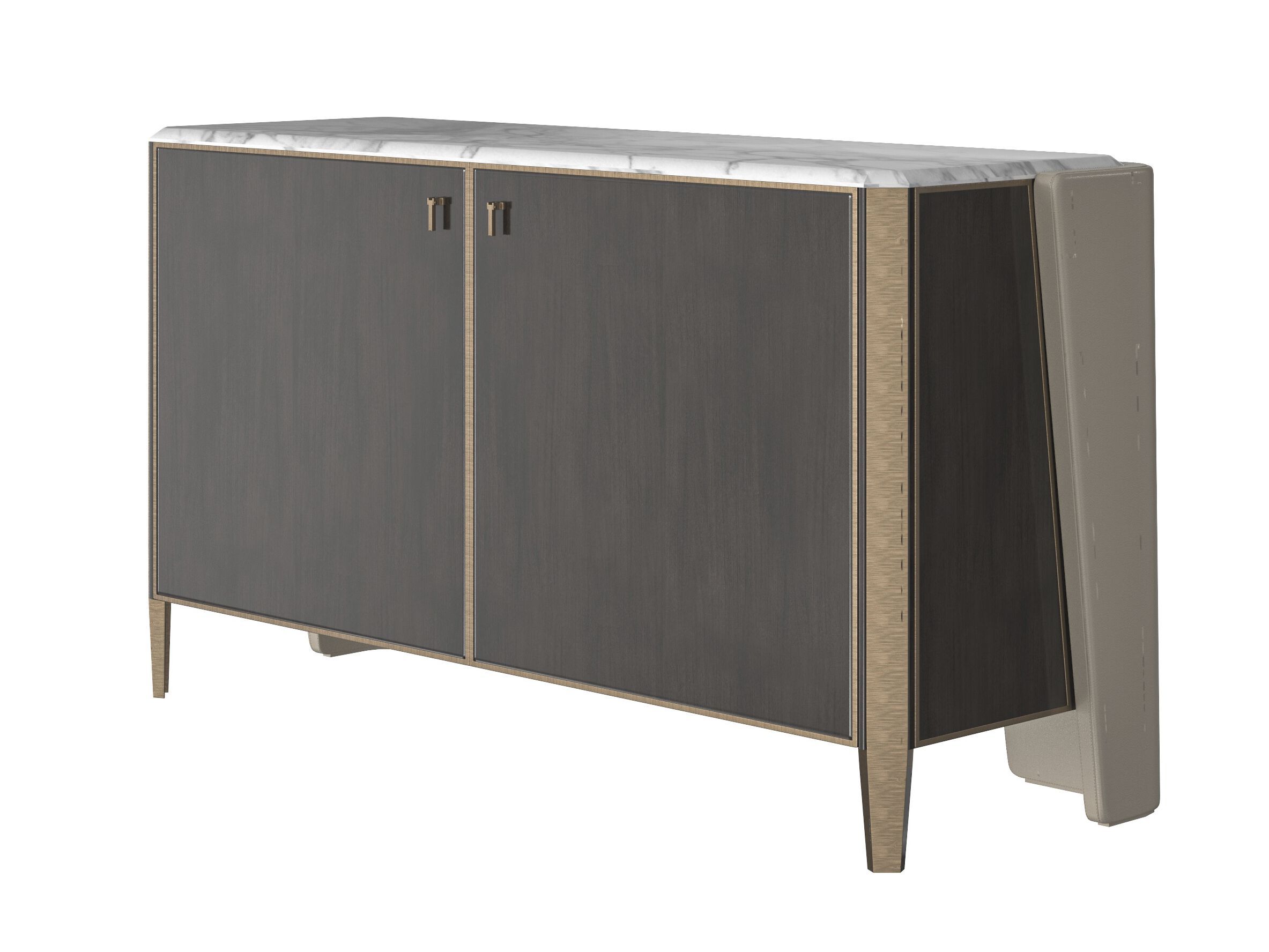 Шкаф из бука с распашными створками Modenese Luxury Interiors MINIMALIST ARCH-00135956 - Вид №1