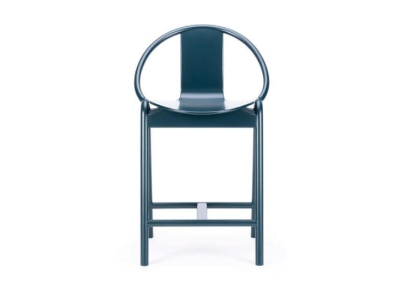 Высокий деревянный стул со спинкой TON AGAIN ARCH-00060401 - Вид №22