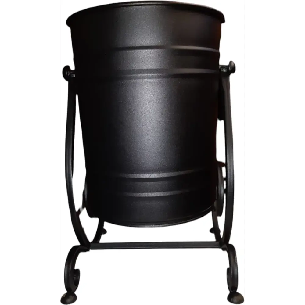 Урна ø36 h48 см металл черный с элементами ковки Santreyd STLM-2152641 - Вид №4