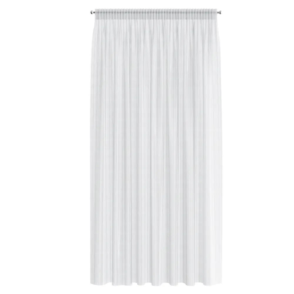 Тюль на ленте 250x280 см батист полосы цвет белый GARDEN STLM-2123927 - Вид №1