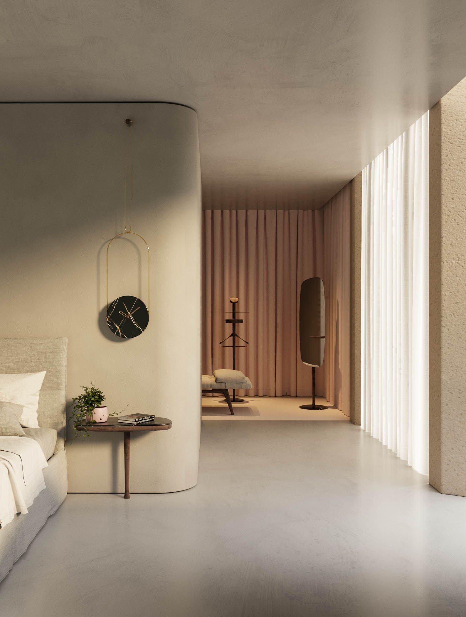 Настенные мраморные часы Sahara Noir NOMON Pendulums ARCH-00113776 - Вид №4