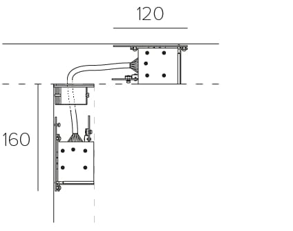 Экструдированная алюминиевая система освещения трека Letroh узел ARCH-00141698 - Вид №20