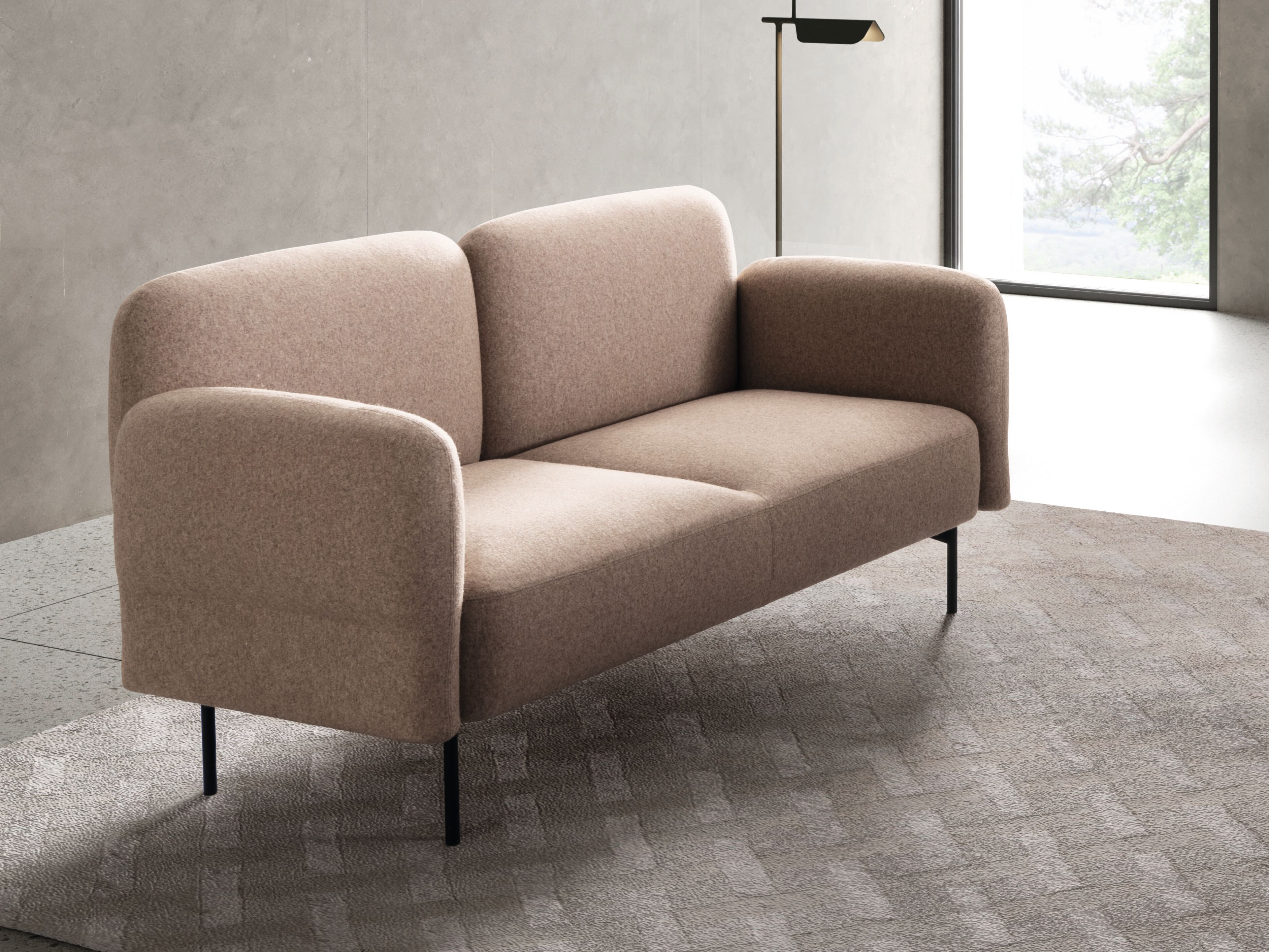 2-местный тканевый линейный диван Martex Bold ARCH-00143942