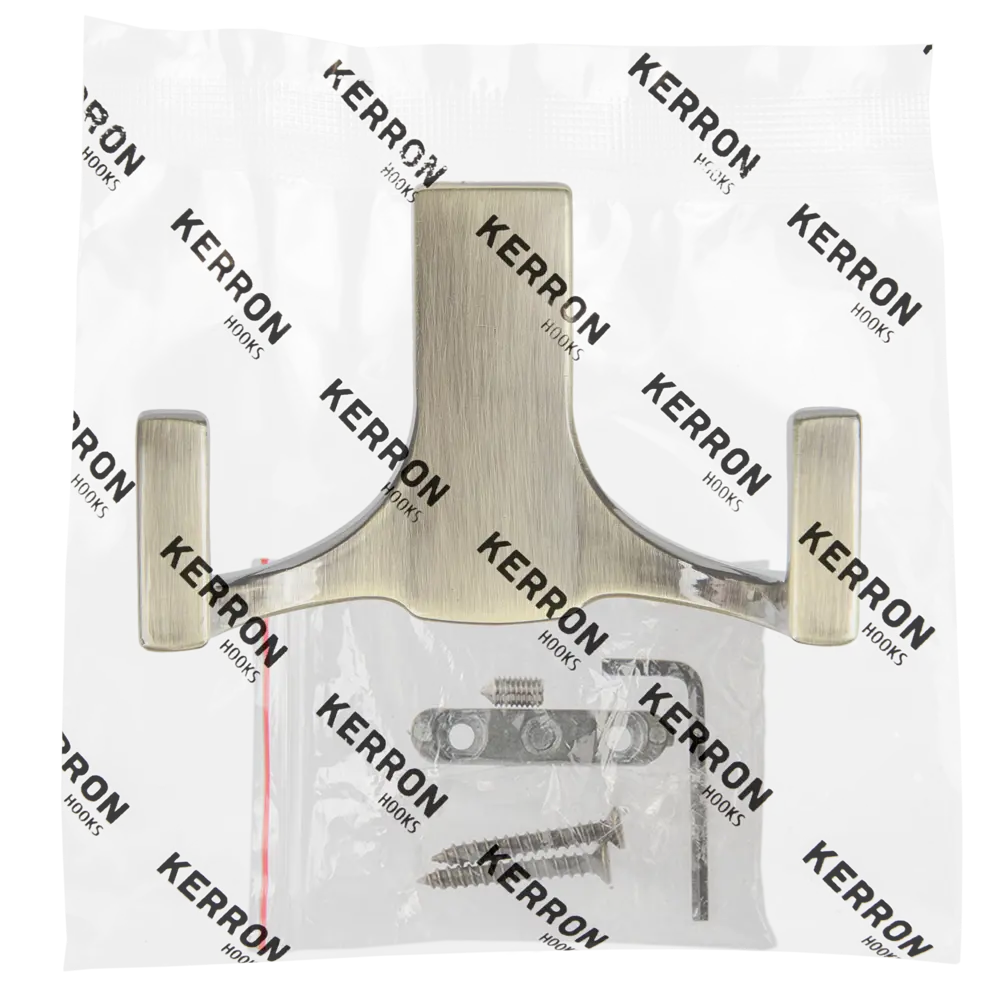 Крючок-вешалка Kerron KR0330, 30x51 мм, цвет бронза STLM-2082677 - Вид №3