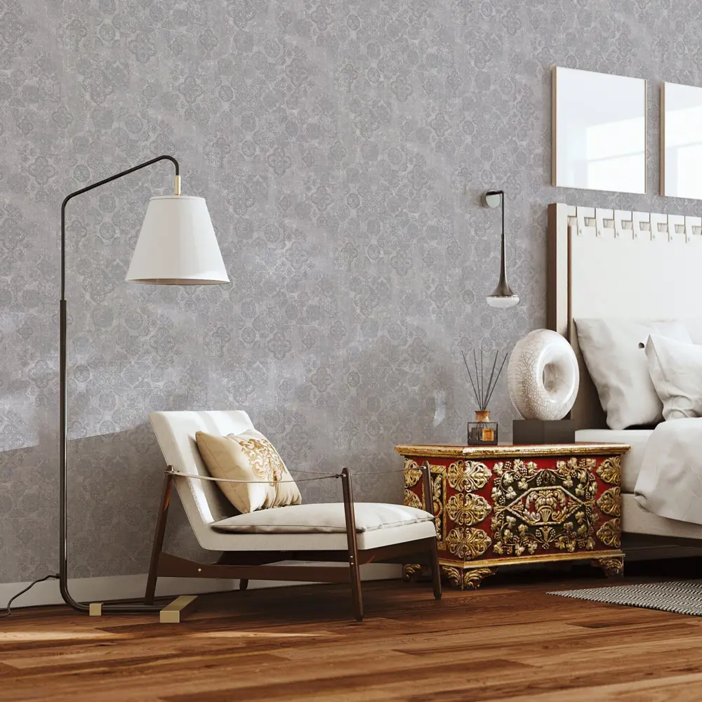 Обои виниловые Wall Decor Персия серые 1.06 м 75099-48 STLM-2026100 - Вид №3
