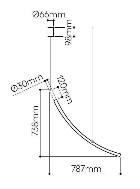 Кристалл светодиодный подвесной светильник bomma FLARE ARCH-00097224 - Вид №9
