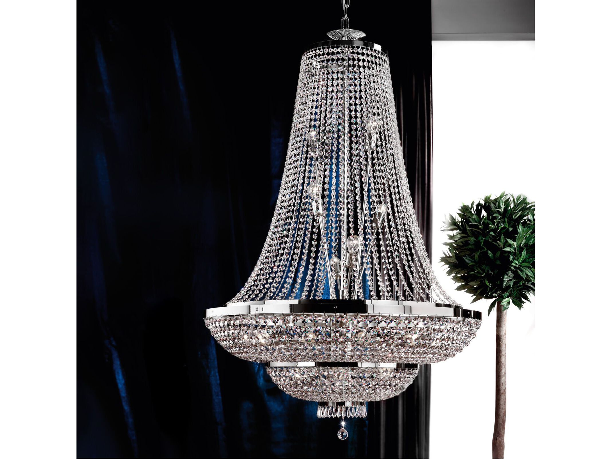 Латунная люстра с кристаллами Orion Sheraton ARCH-00076307