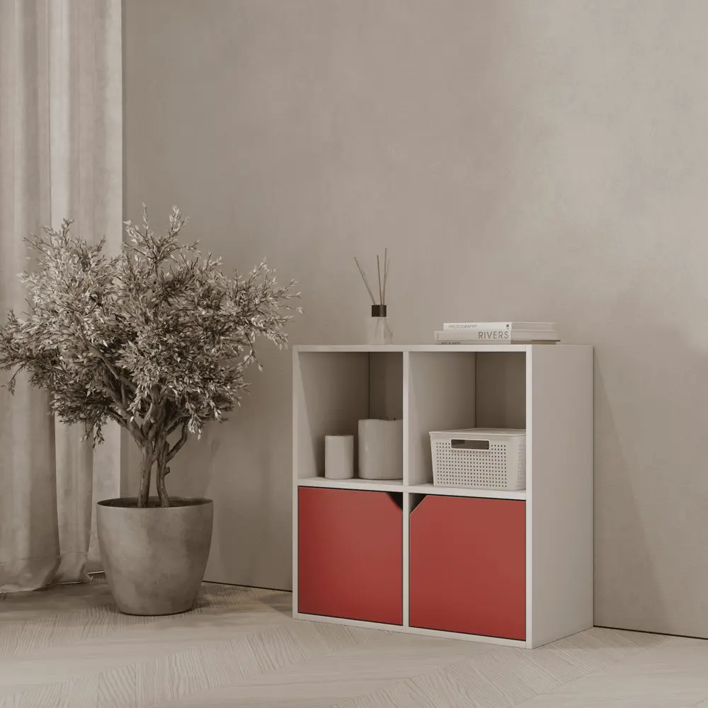 Дверь KONSENSA 32.2x32.2x1.6 см ЛДСП цвет красный Отсутствует STLM-2165199 - Вид №4