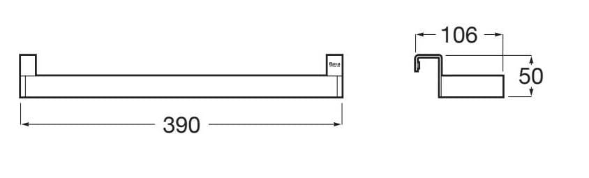 Металлический держатель для полотенец Roca Экстра ARCH-00116952 - Вид №2