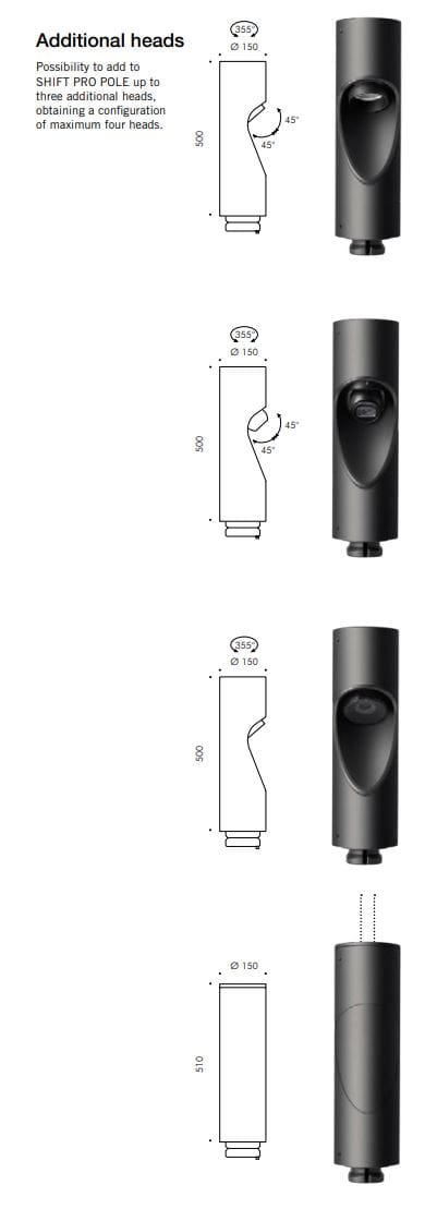 Алюминиевый светодиодный уличный фонарь для сада SIMES Shift Pro ARCH-00029631 - Вид №8