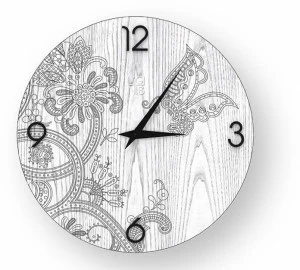 LIGNIS® Настенные часы из дерева с лепниной Dolcevita marrakech 10.043 / 10.121
