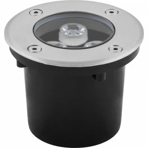 Уличный светильник светодиодный грунтовый 10 см RGB Feron 32014 FERON  00-3955979 Серебро;серый