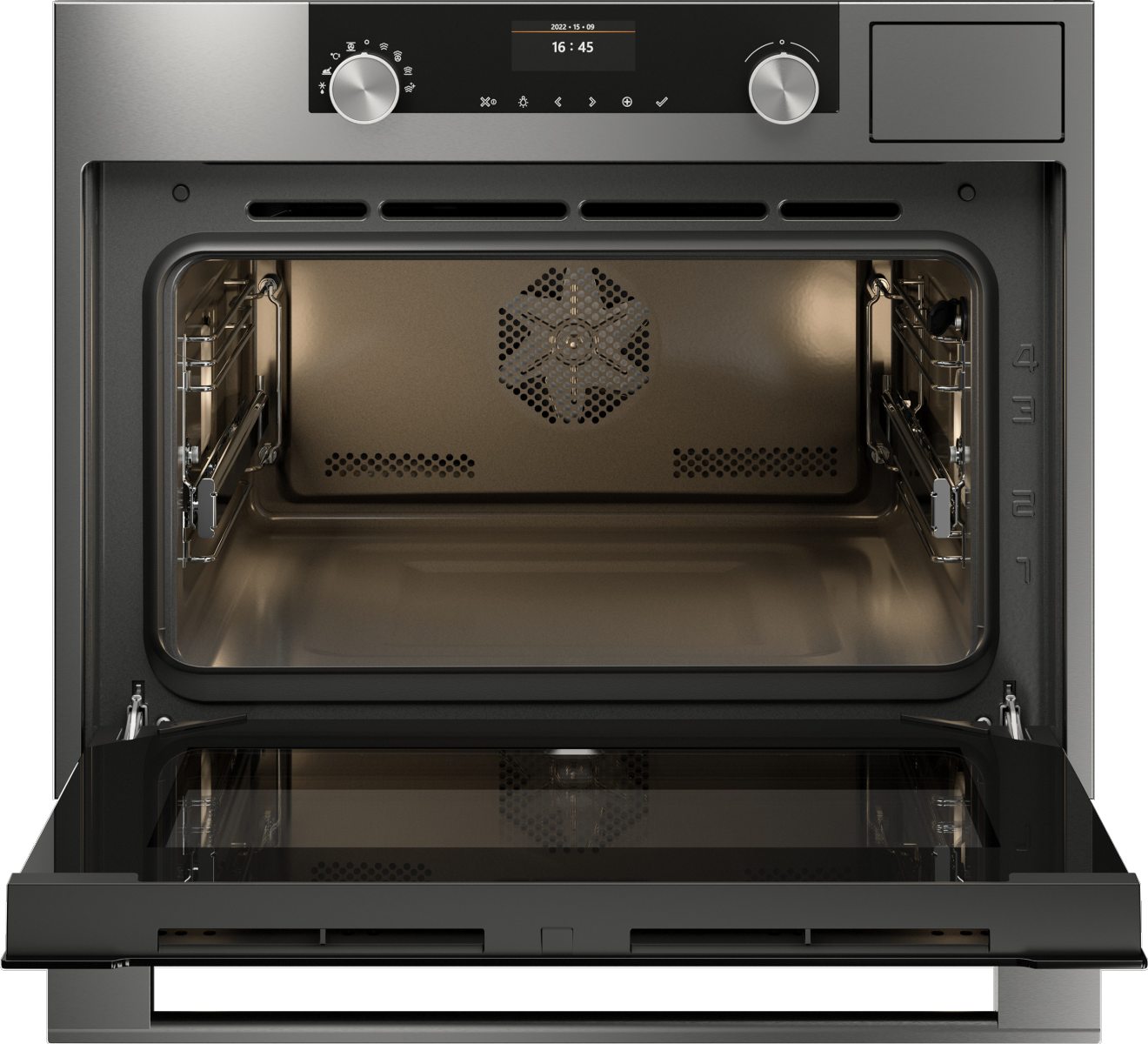 5485158 Электрический духовой шкаф Asko OCS8464S серебристый STDN-0133575 - Вид №3