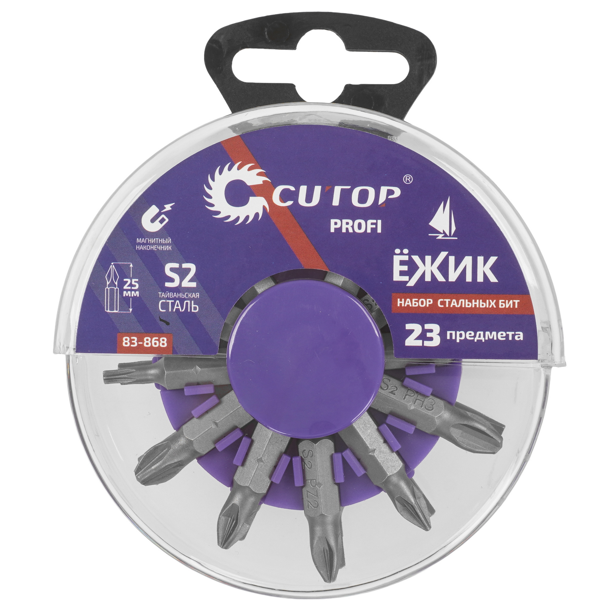 Набор бит Cutop profi 83-868 9256559 STDN-0126667 - Вид №1