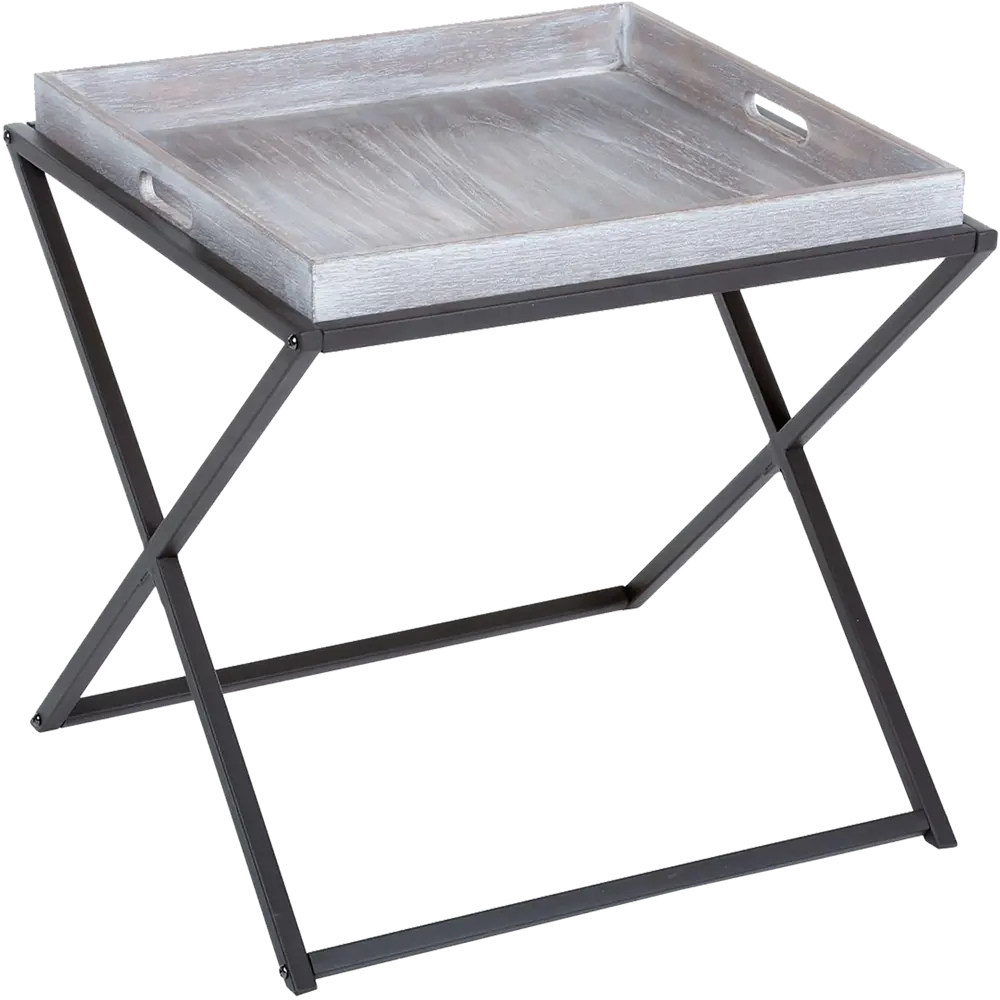 Столик с подносом 48х48х47,5 см каштан Atmosphera STLM-2187118