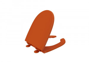 A0324-012 Bocchi Bedensel engelli önü açık klozet kapağı Крышка сиденья унитаза Ярко Оранжевый