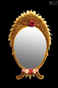 1667 ORIGINALMURANOGLASS Венецианское зеркало Боски - Boschi - муранское стекло  см