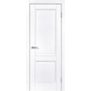 Комплект двери Палермо глухая 90x200 см полипропилен цвет аляска с добором 150 мм