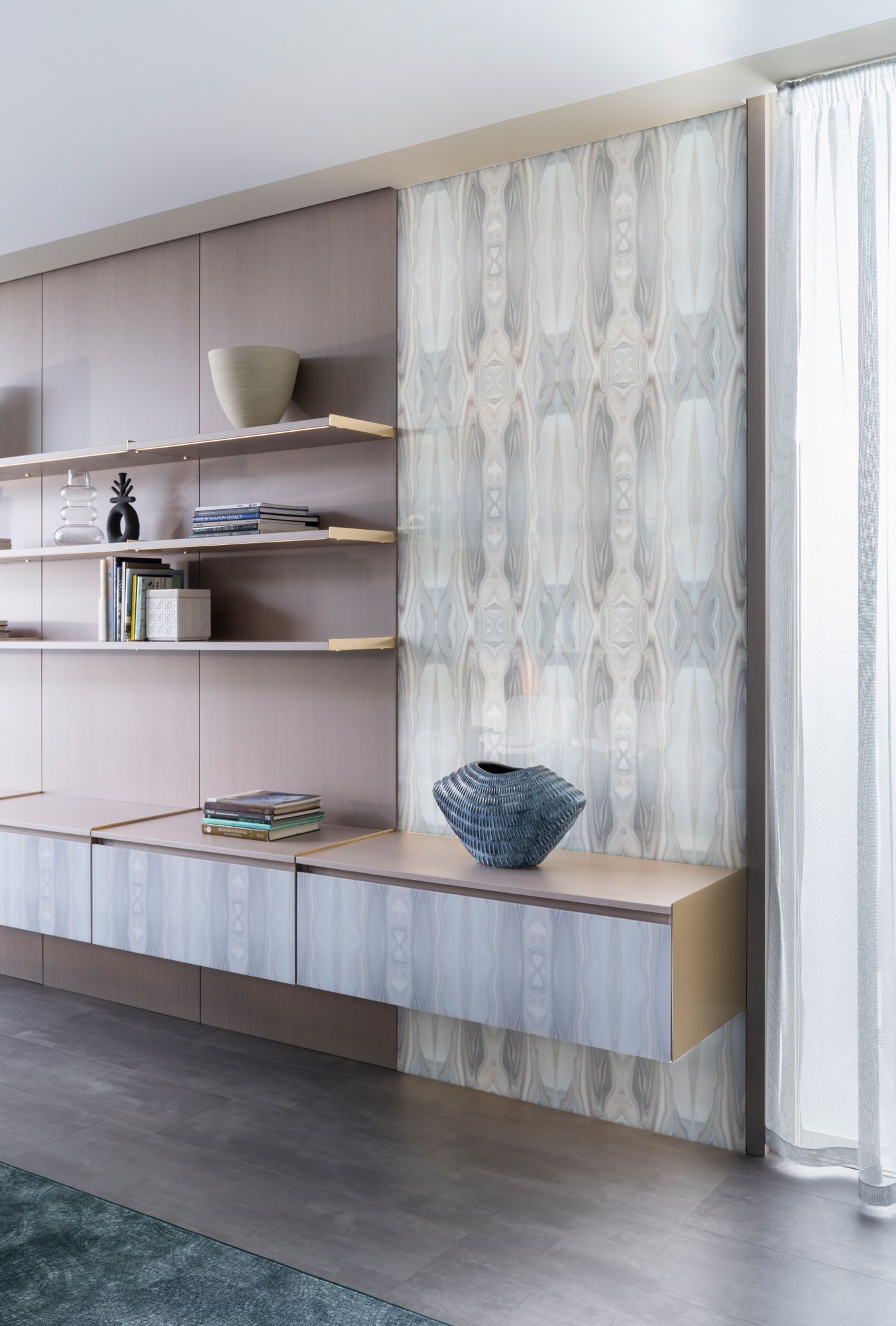 Дубовая стена со встроенным освещением Sicis Blade System ARCH-00105126 - Вид №4