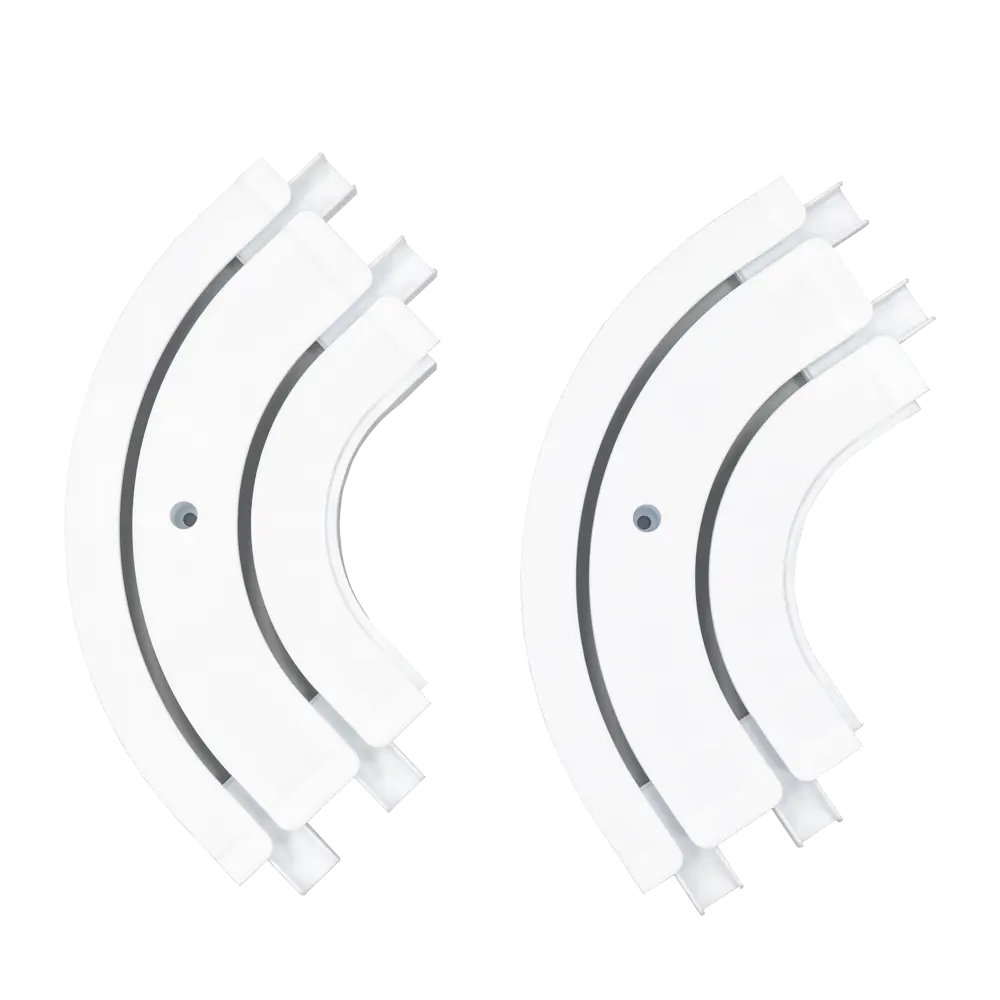 INSPIRE Эркерный соединитель для двухрядных карнизов - белый матовый 87768895 STLM-1577100