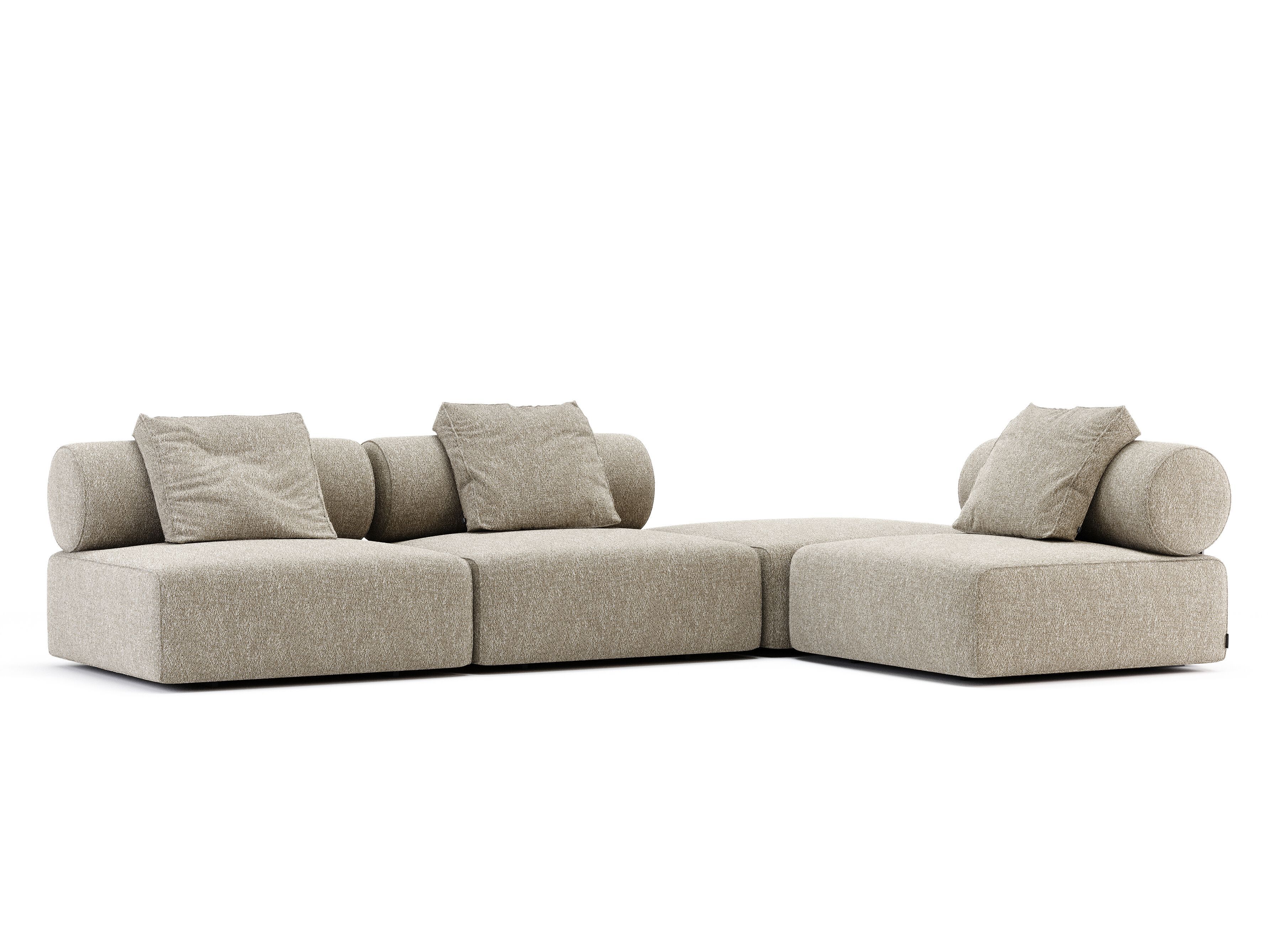 Модульный тканевый диван с полуостровом Domkapa SHINTO ARCH-00116255 - Вид №5