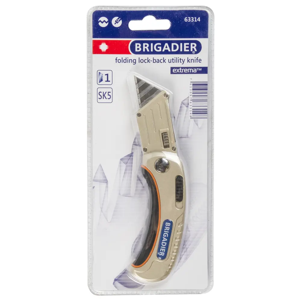 Нож трапециевидное фиксированное лезвие Brigadier Extrema STLM-2159195 - Вид №1