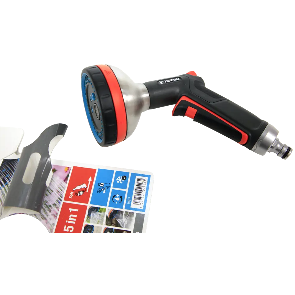 Пистолет-распылитель для полива Gardena Premium 5 режимов STLM-2016327 - Вид №11