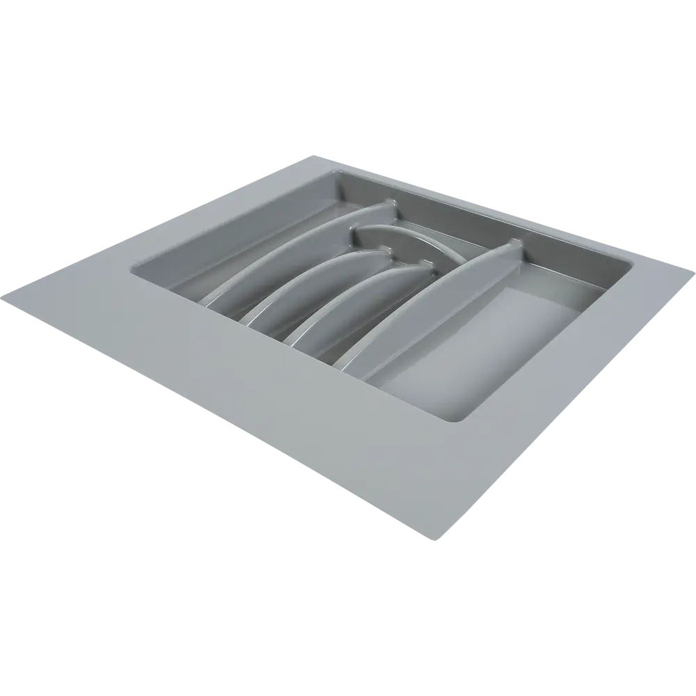 Лоток для столовых приборов для ящика 600 мм, пластик, цвет серый Santreyd STLM-2013331